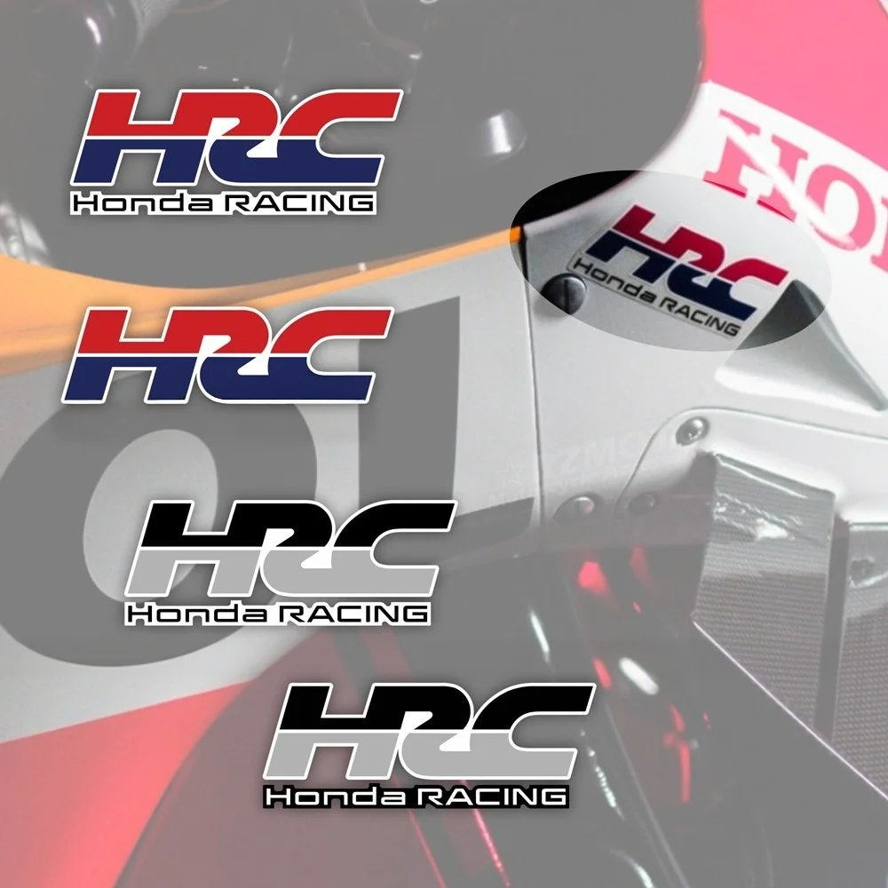 Car and Motorcycle Decorative stickers Reflective Waterproof Helmet Racing Decal Accessories for Honda HRC Racing