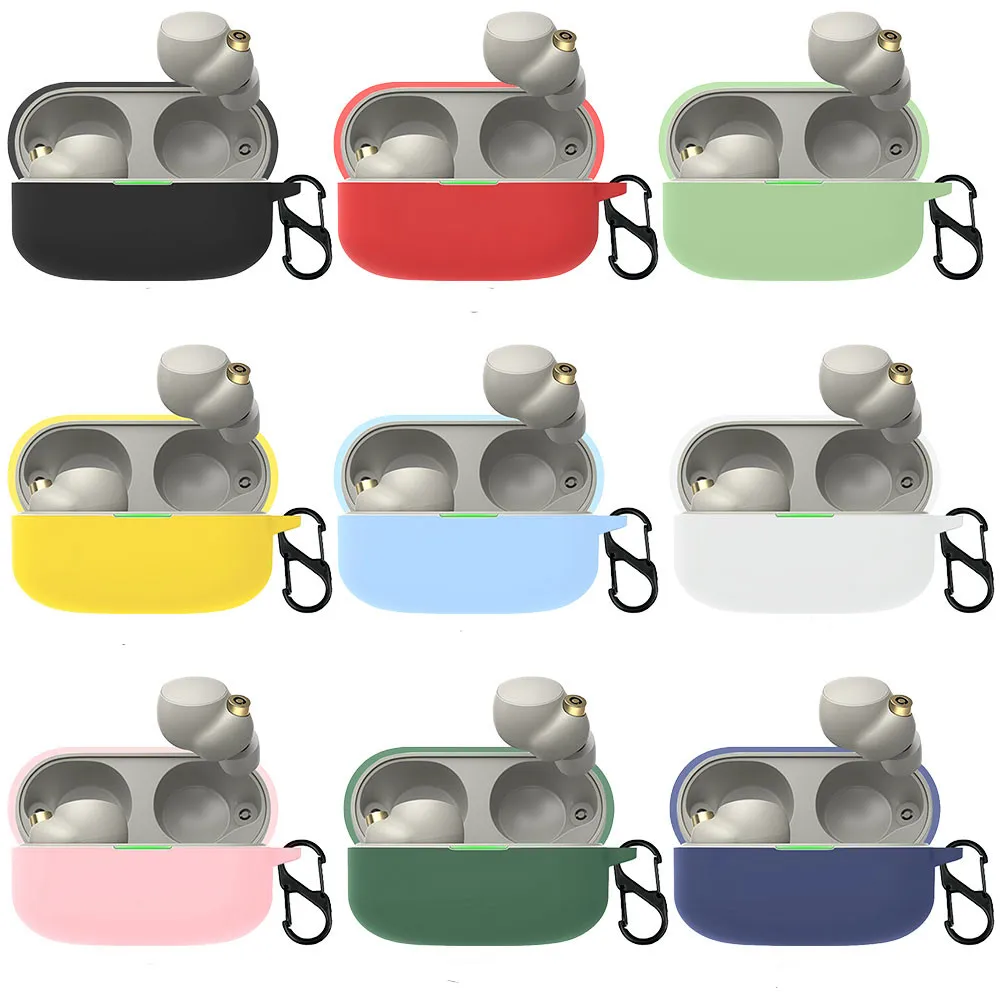 

For Sony Wf-1000xm4 Bluetooth-compatible Earphone Protective Sleeve Soft Silicone Shell Charging Compartment Storage Bag
