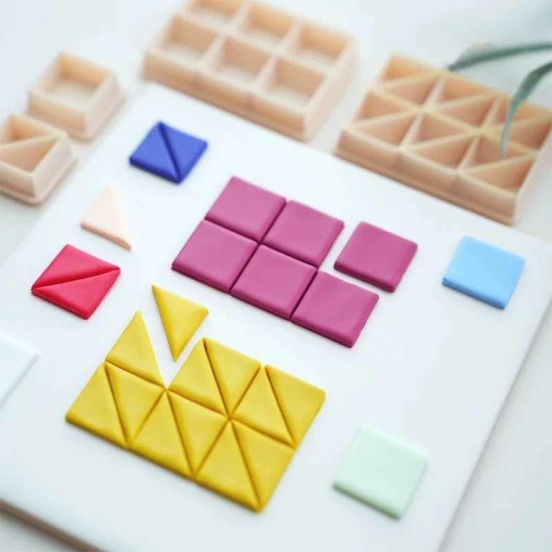 Equal Proportion Clay Color Mixing Tool Polymer Clay Divider Cutter DIY Handmade Craft Auxiliary Tool for Clay Jewelry Making
