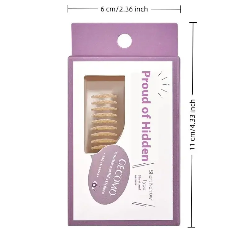 90/240 szt. Naklejki na powieki podwójne Naturalne Niewidoczne i Długotrwałe Taśmy do Modelowania Dużych Oczu dla Osób z Jednoukłonowymi Powiekami