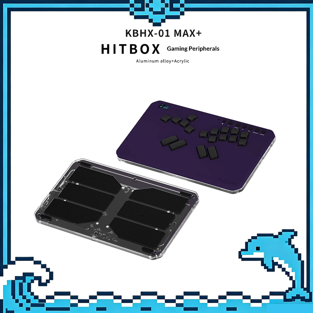 DOIO KBHX-01MAX Game Keyboard Parameter Real-Time Adjustment Independent Light Control Wireless Keyboard Aluminum Alloy Material