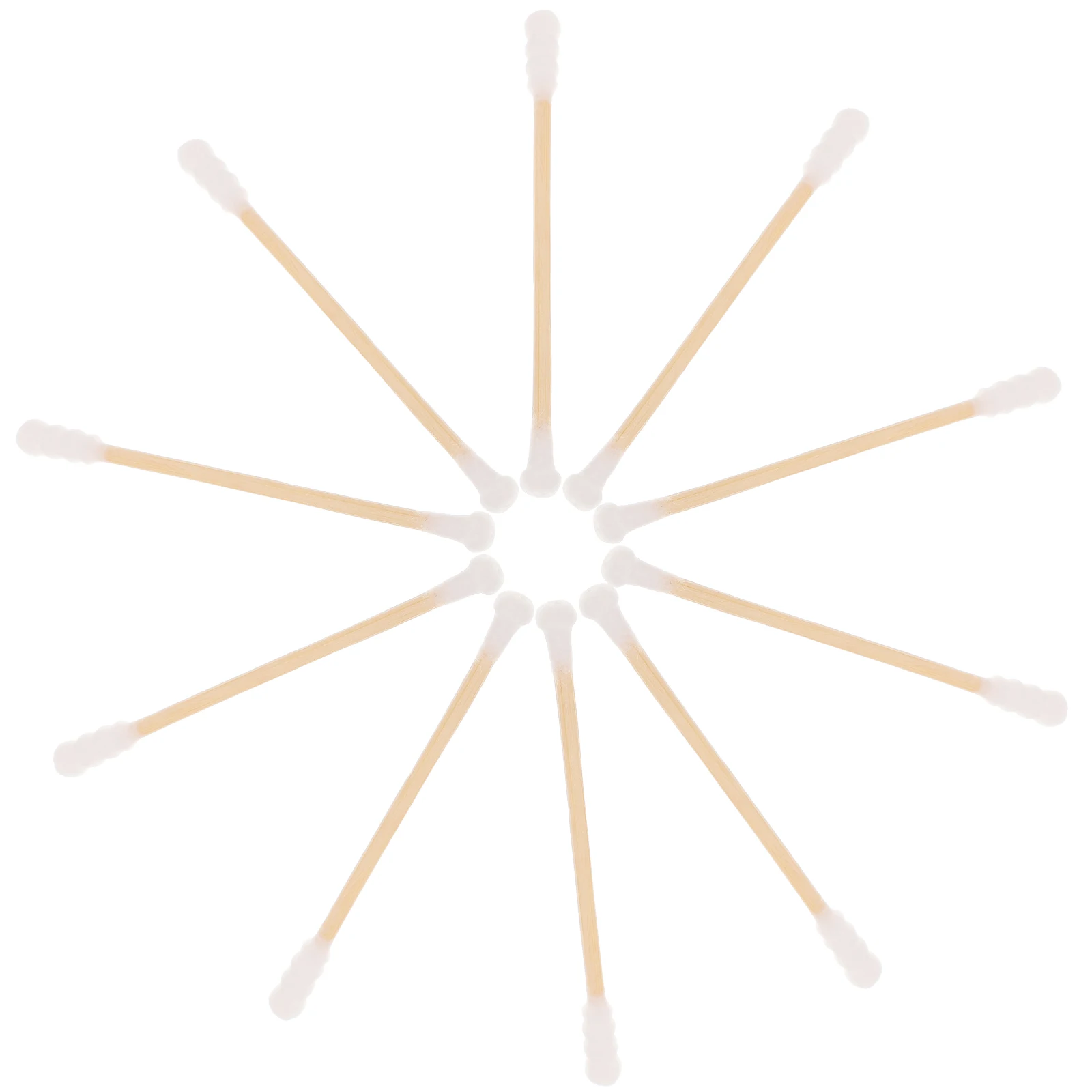 100 قطعة مسحات القطن أعواد الخيزران المتاح مزدوجة نهاية سلامة الطفل الأذن تنظيف السفر خفيفة الوزن المحمولة كرات القطن