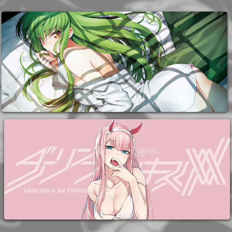 ZeroTwo 02 C.C. C Two XXL Large Mousepad Keyboard Pad Sexy Anime Girls Mouse Pad