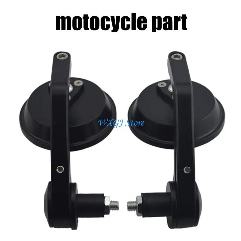 

37JE Professional Motorbike Glass Long Service Rearview Glass Set Pair Easily Adjustable for Professional Training Use