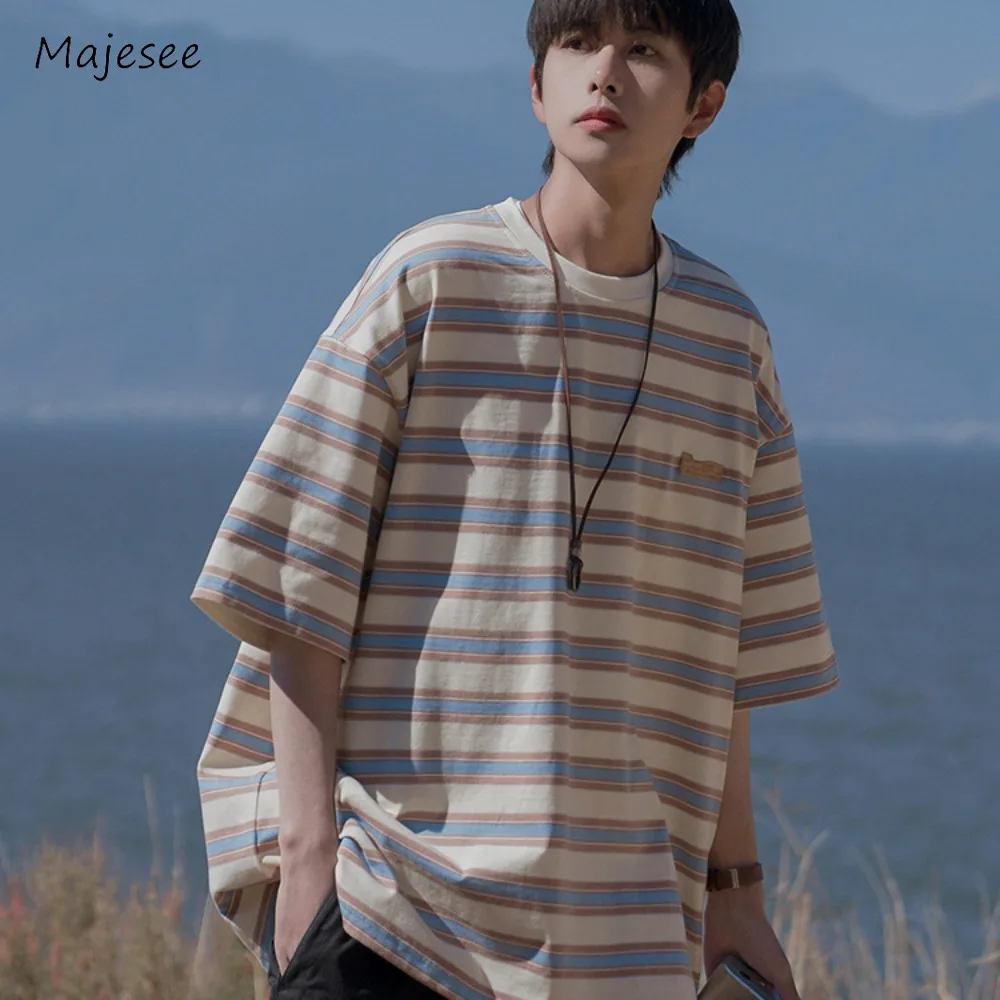 #13 Trending Mens Classic Striped T-Shirts Right Now