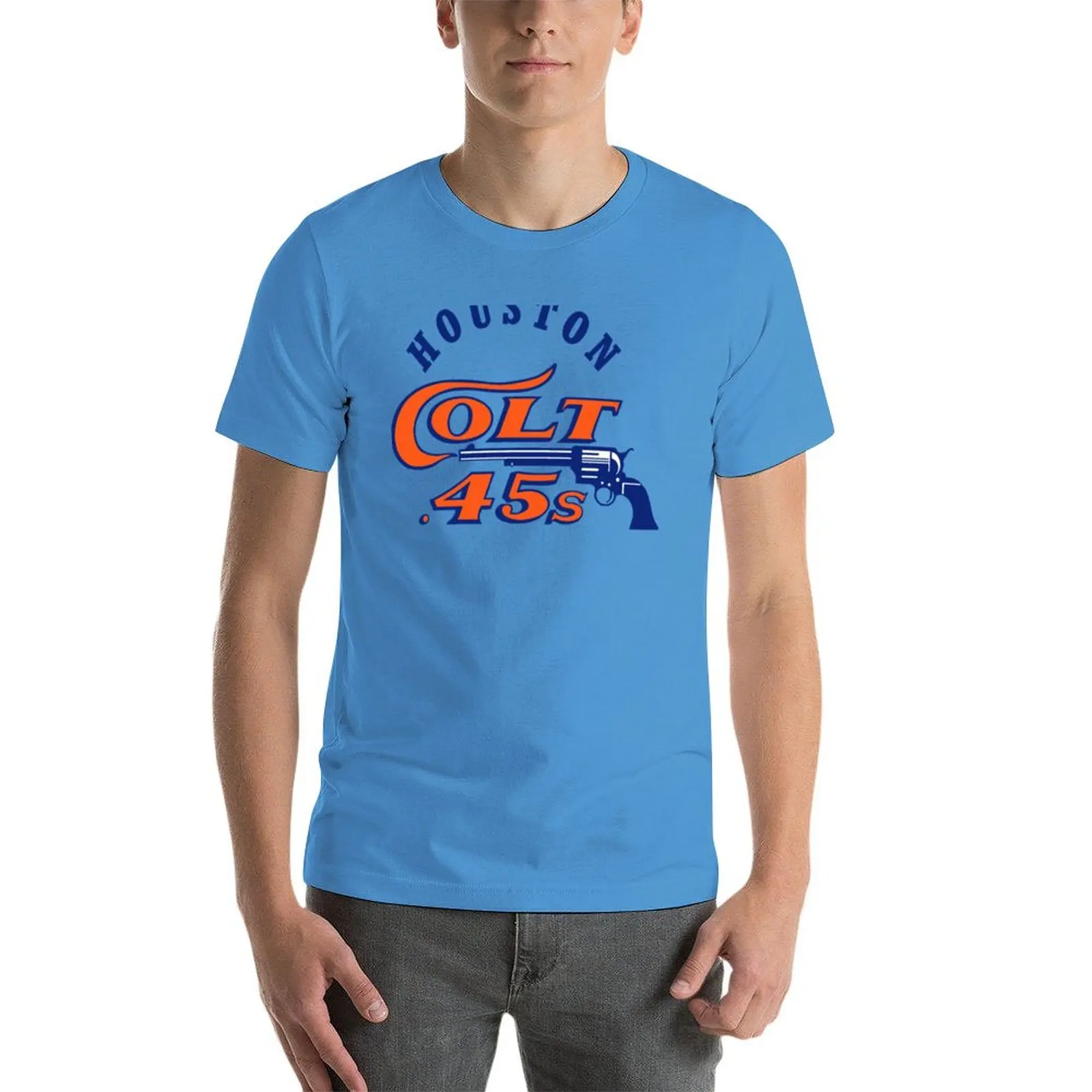 New Houston Colt .45s Vintage T-Shirt sweat shirts t shirt man anime black t shirt plain black t shirts men