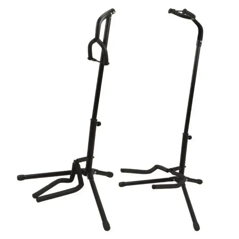 Stocking Stuffers Christmas Gift Universal Portable Guitar Stand Collapsible Tripod Safety Lock Compact Holder for Guitar Travel