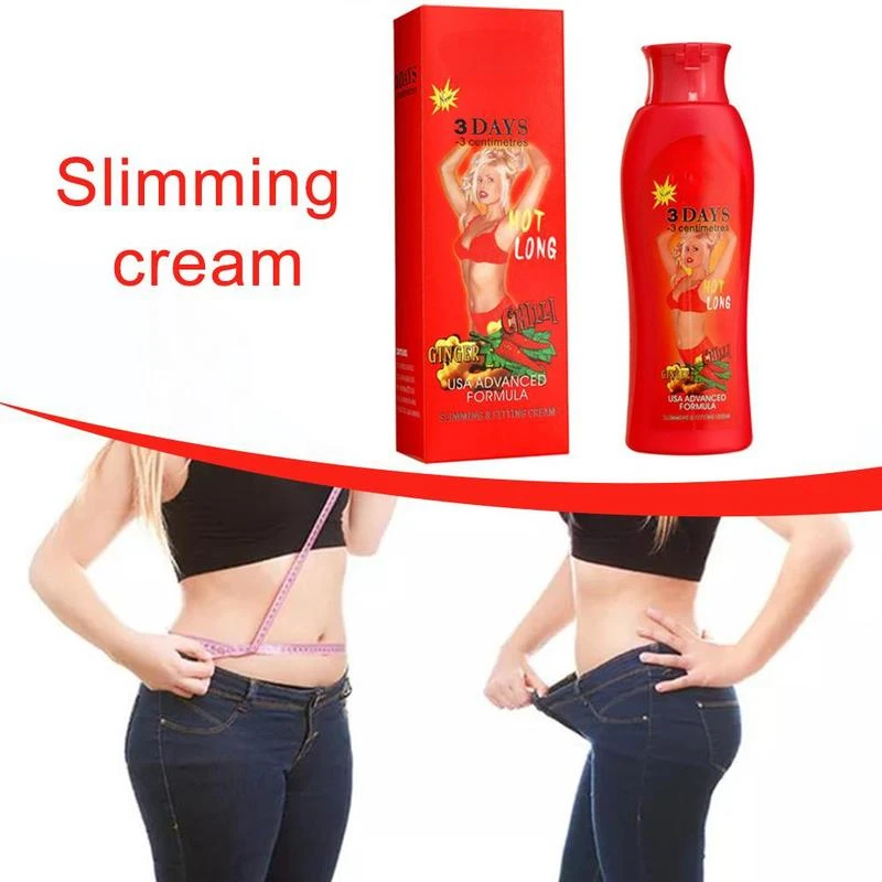 200Ml Vetverbranding Ginger Body Crème Buik Afslanken Gel Fitness Fat Burner Afslanken Crème Snel Gewichtsverlies Anti-cellulite Crème