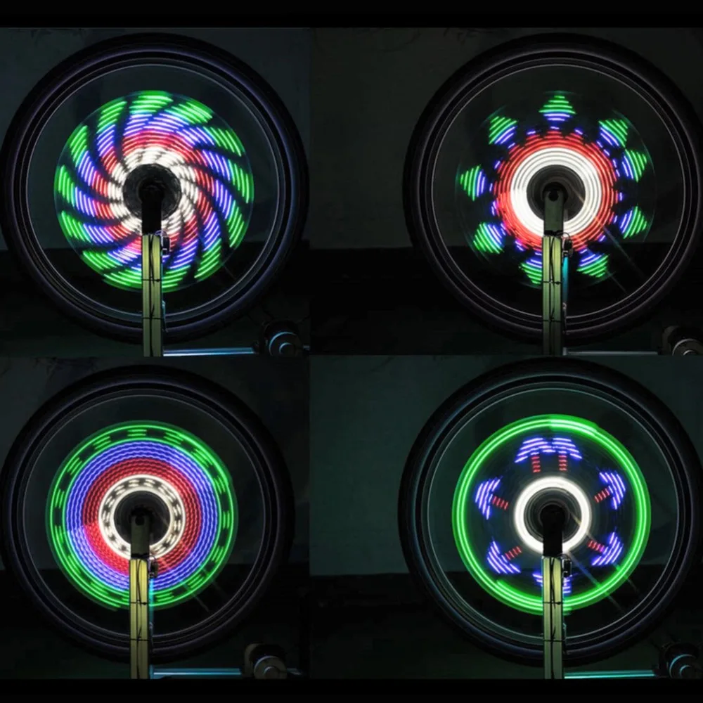 Luces LED para radios de bicicleta superbrillantes impermeables - imagen 5