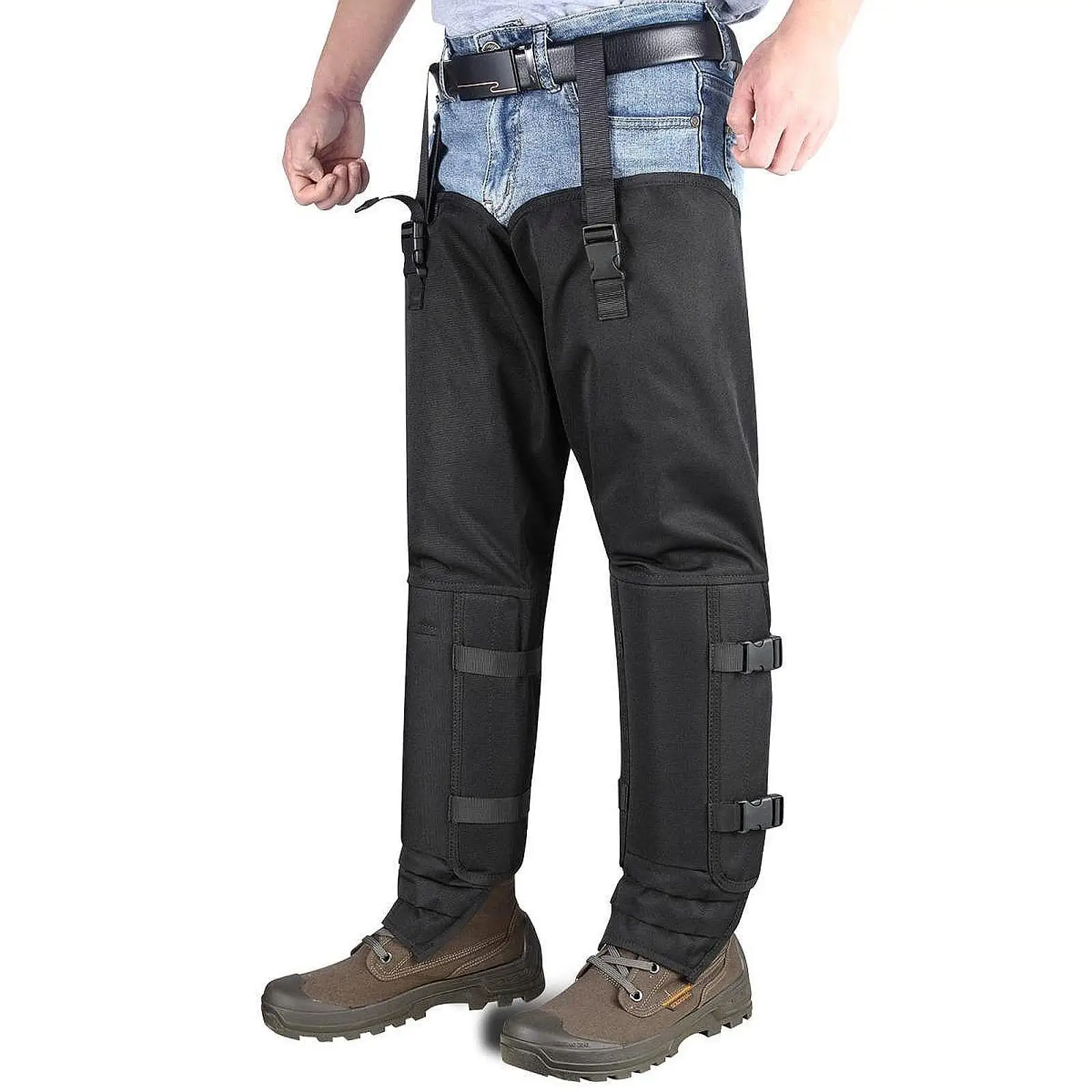 

Chaps 1 Pair Men Women Protectors Snake Leg Gaiters Ankle to Thigh Chaps for Hunting Climbing Outdoor