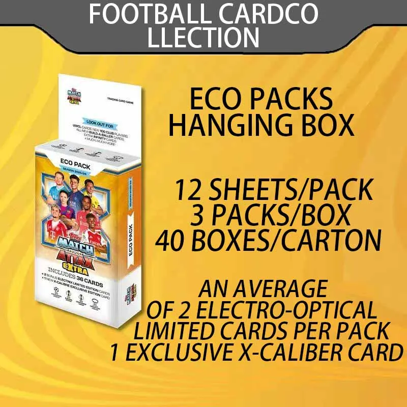 25/26 Topps Match Attax Extra Champions League Game Edition Additional Edition Hanging Box Blind Box