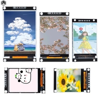 1.44/1.77/2.0/2.4/2.8 Inch TFT Color Screen LCD Display Module Drive ST7735 ILI9225 ILI9341 Interface SPI 128*128 240*320