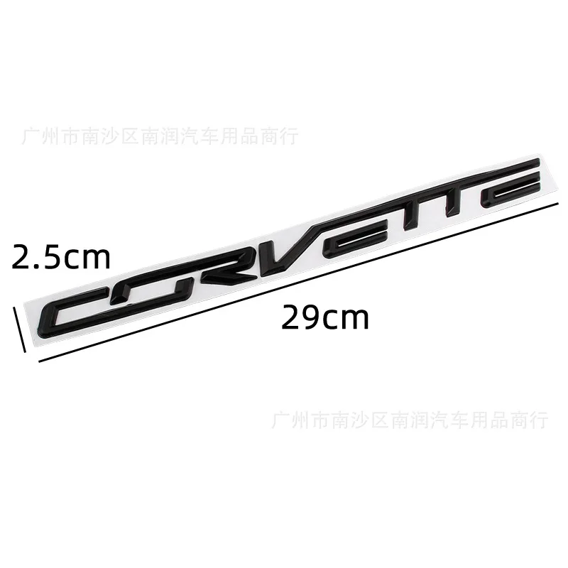 Chevrolet Corvette Rear Bumper Sticker English Customized Car Label Stickers For Snowbirds Known For High Performance