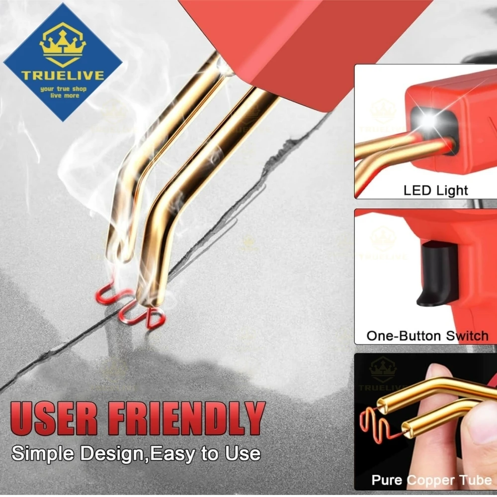 3000/1200/200pcs Hot Stapler Plastic Welding Machine Car Bumper Repair Kit PVC Plastic Repairs Hot Stapler Staples Soldering Gun