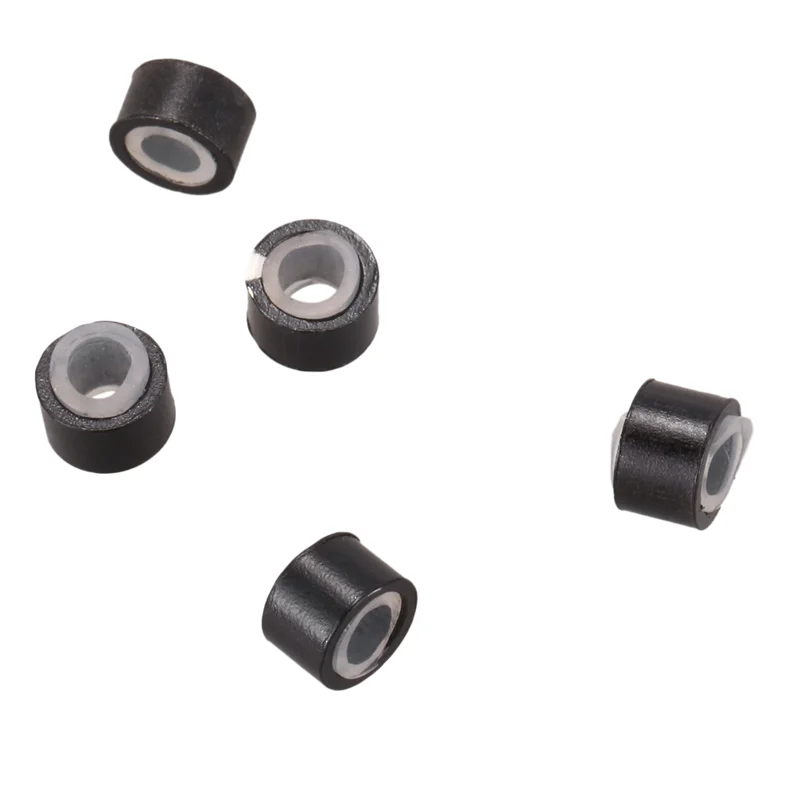 UNCL 1500 Uds. Cuentas de eslabones de microanillo forradas de silicona de 5Mm negras para instalación de extensiones de cabello I Stick y plumas