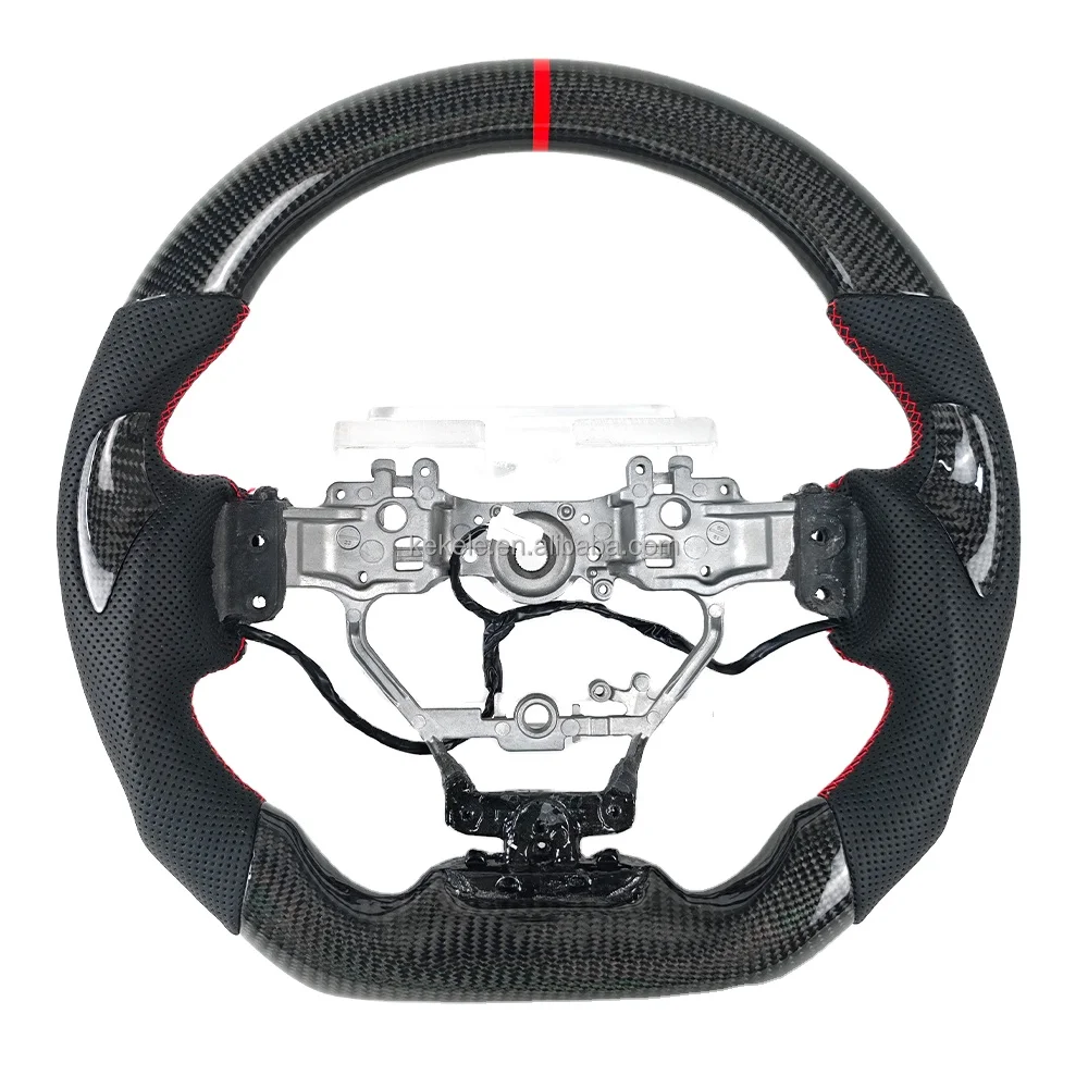 Car Accessories for IS200 IS250 IS300 IS350 IS500 ES200 ES260 ES300h Custom Perforated Leather Carbon Fiber Steering Wheel