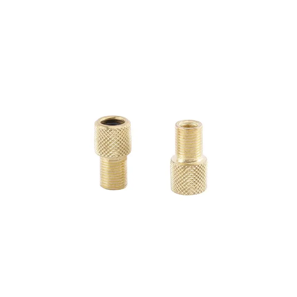 Copper Wheel Tire Transfer Cinverter Gas Nozzle Road Bike Pump Convert Presta To Schrader Bicycle Punp Tube Valve Adapter