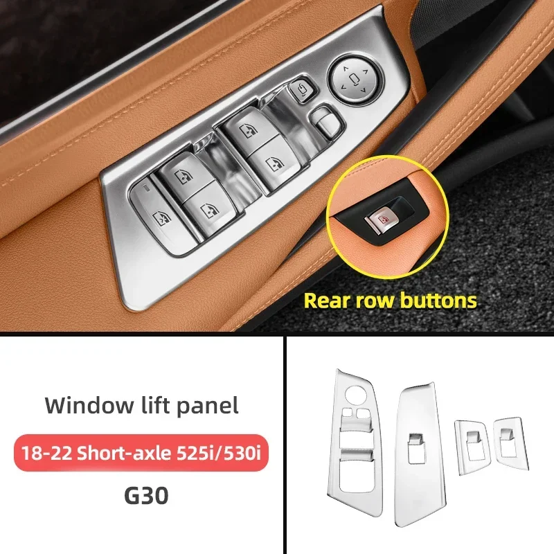 

for BMW 525i X3 X4 X5 X1G30 G02 G20 G05 G01 Ix3 F48 Car Interior Door and Window lifting Switch Control Panel Car Accessories