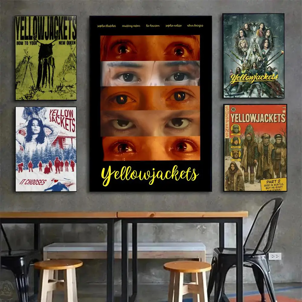 Series Thriller Yellowjackets Poster Painting Wall Art Mural for Living Room Home Decor and Gifts