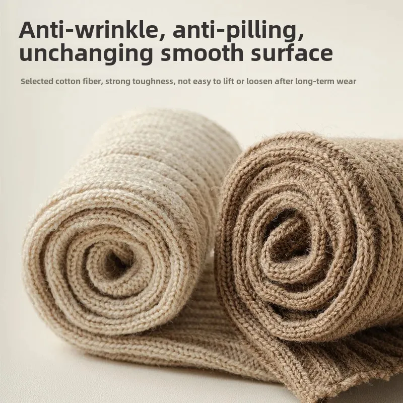 المرأة الخريف/الشتاء متماسكة طماق منتصف العجل طول Preppy نمط دافئ التخسيس الركبة حامي الجوارب الصينية صنع