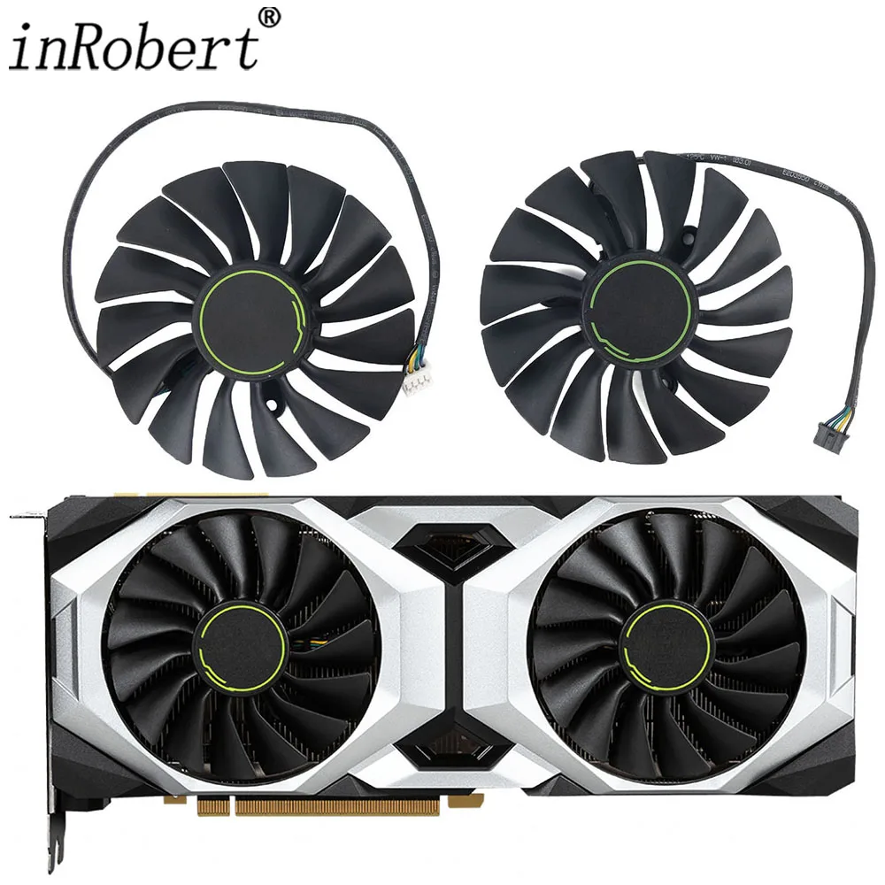 

88mm PLA09215B12H 12V 0.55 RTX 2080 Ti VENTUS OC Graphic Cooler Fan for MSI Geforce RTX 2080Ti 2080 Super Video Card Fans