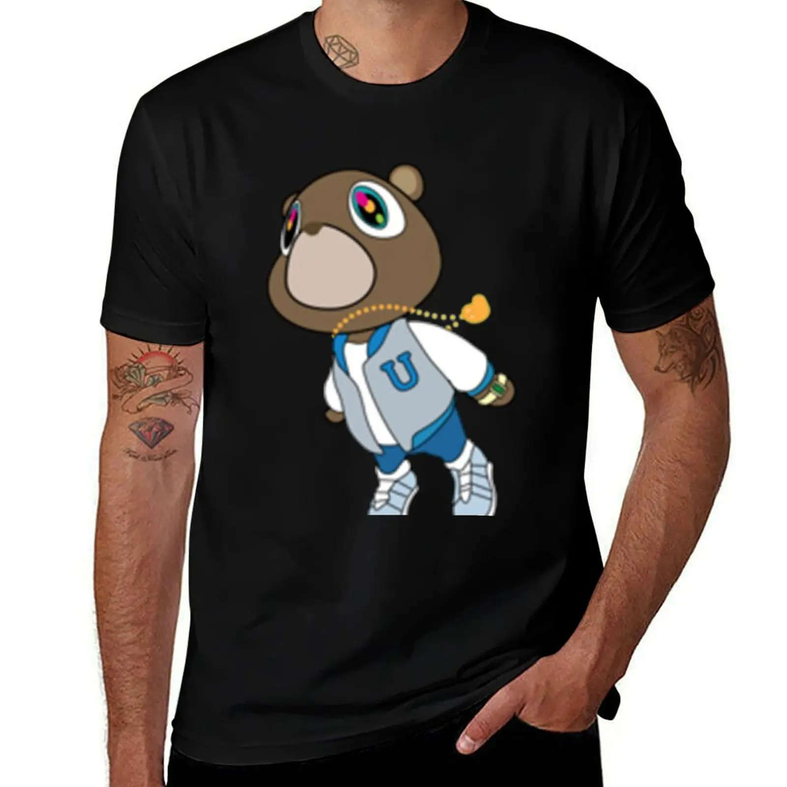 Kanye West Graduation Bear Classic T-Shirt man t shirts cotton T-Shirt