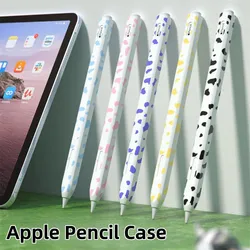 Estuche para lápices para Apple Pencil 2a generación Pro USB-C iPad Tablet Stylus Pen funda protectora funda de silicona suave a prueba de golpes