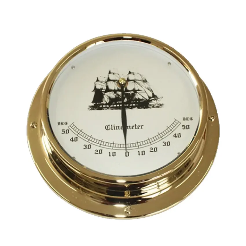 

Copper Shells CLINO METER/ DIAL TYPE 180MM Bell Inclinometer /200mm Marine Inclinometer/ Brass Ship Clinometer