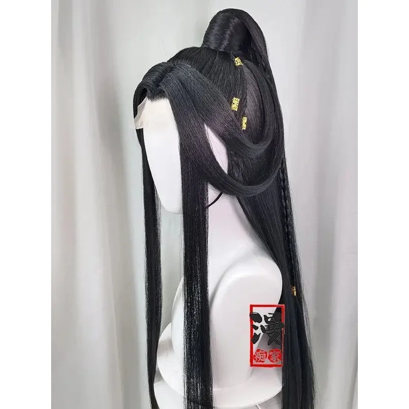 Styled Tai Zi Yue Shen Customized Tian Guan Ci Fu Heaven Official’s Blessing Huacheng Cosplay Xie Lian TGCF Wigx;4'b,5;y,8