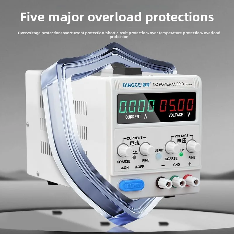 Adjustable DC Regulated Supply 30V60V100V High-power Digital Display Charging Constant Voltage Constant Maintenance 5A10A20A