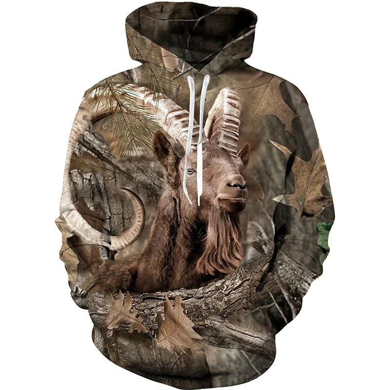 

Jungle Camouflage Pattern Hoodie Men Animals 3D Printed Sweatshirt Oversized Casual Street Kids Camo Hoodies Sports Long Sleeves