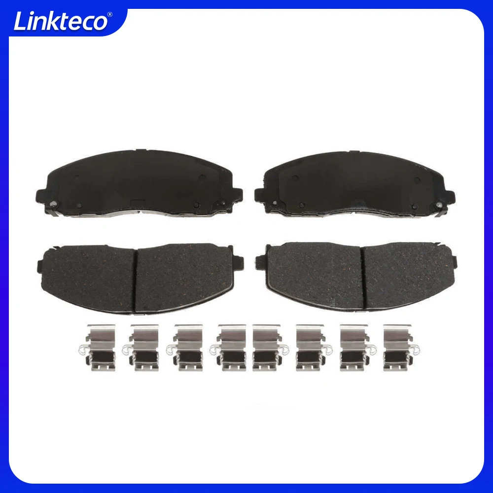 Engine part Front Brake Pad Set Fit 2.0 2.4 3..0 3.6 L ERB For 2012-2023 2.4L 2.0L 3.0L 3.6L JEEP DODGE CHRYSLER RAM 68409860AA