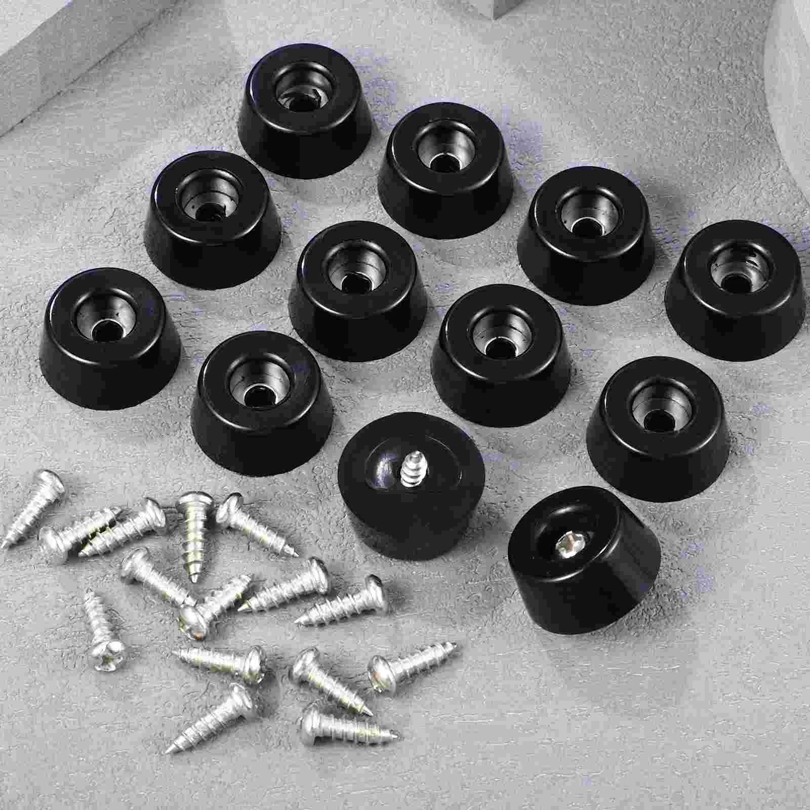 Rubber Feet Screw Kit Cabinet Bumpers Cutting Board Furniture Non Pads with Fastener Tools Stable