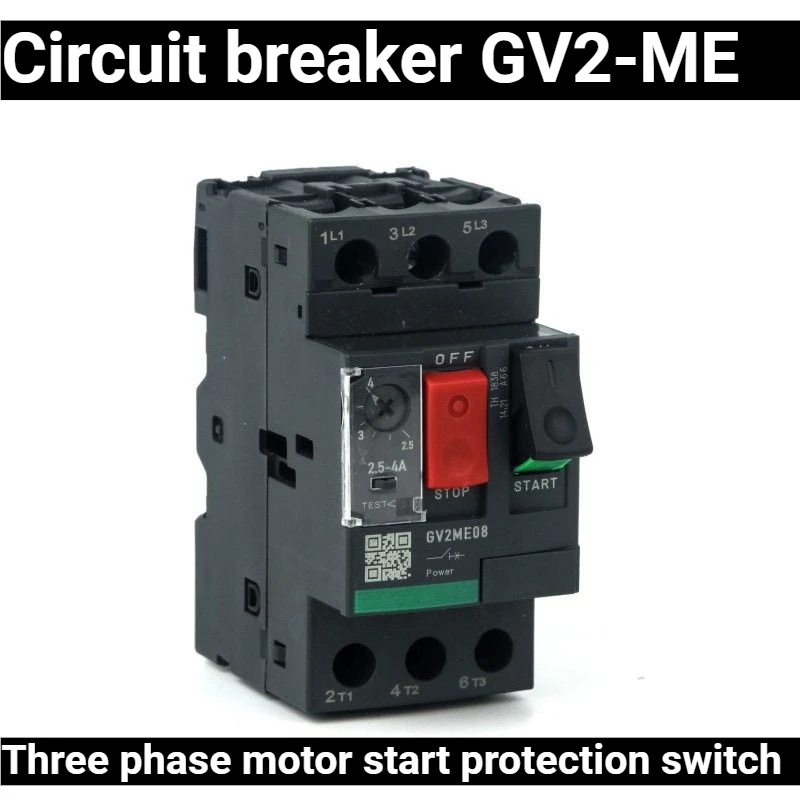

Circuit Breaker GV2-ME10C 08C 20C 07C 16C14C Three-phase Motor Start Protection Switch
