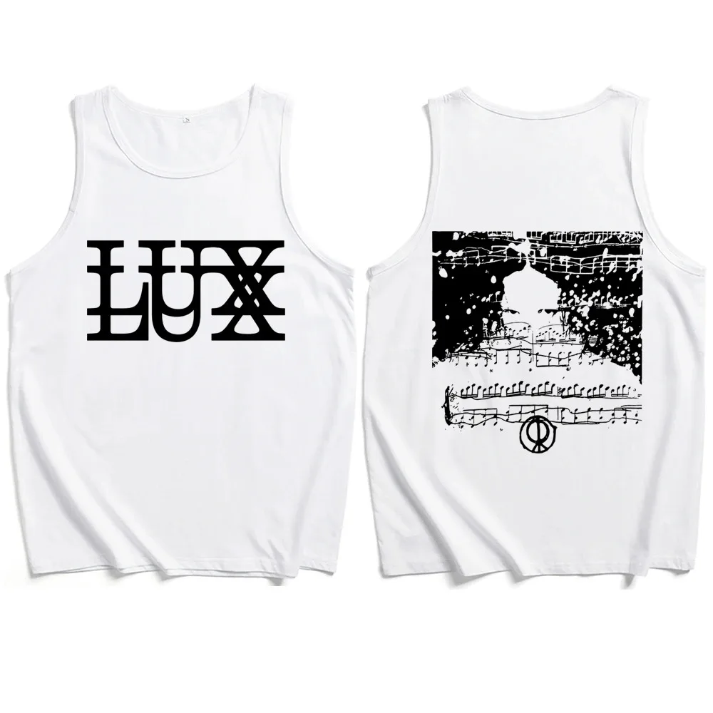 Camiseta sin Mangas con Estampado Gráfico del Nuevo Álbum de Lux Rosalia, Ropa Urbana de Algodón para Mujer, Chaleco de Moda Hip Hop, Camisola Estilo Harajuku