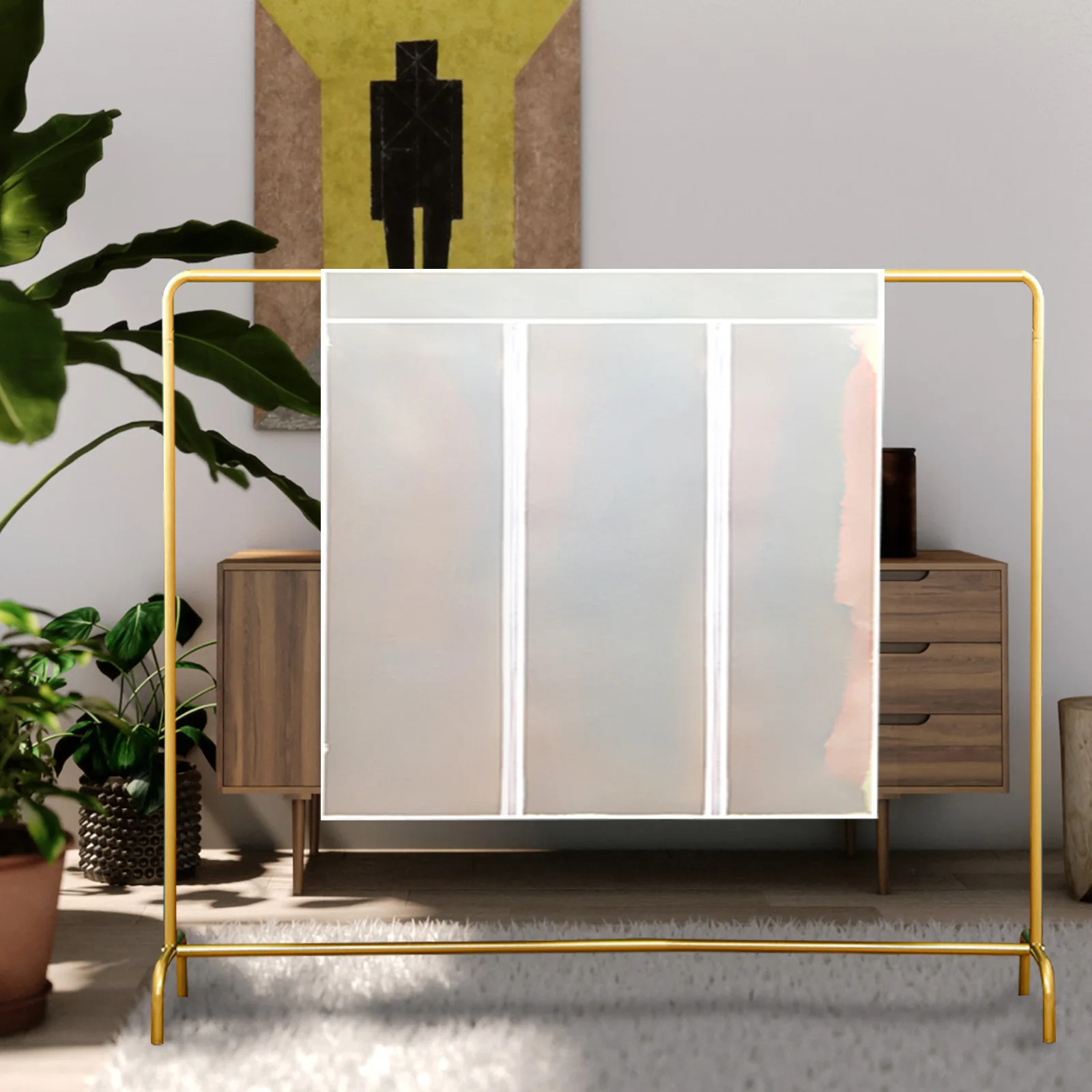 

Garment Bag Dust-Proof Cover Premium Material Protective Cover Reusable Washable Lightweight Portable Creative Design