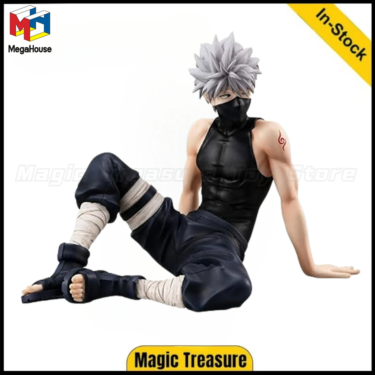 

【В наличии】Оригинальные фигурки MegaHouse GEM Shippuden Hatake Kakashi, коллекция аниме-орнаментов, подарочная модель