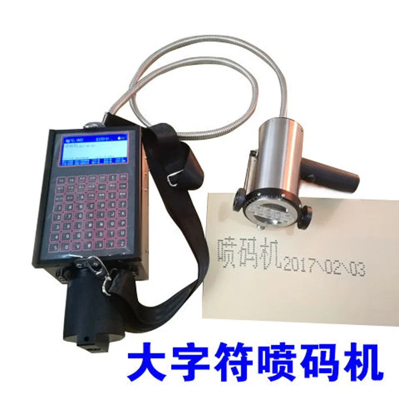 Portable Batch Number Manual Coding Machine TIJ large character hand held inkjet printer for steel pipe iron sheet