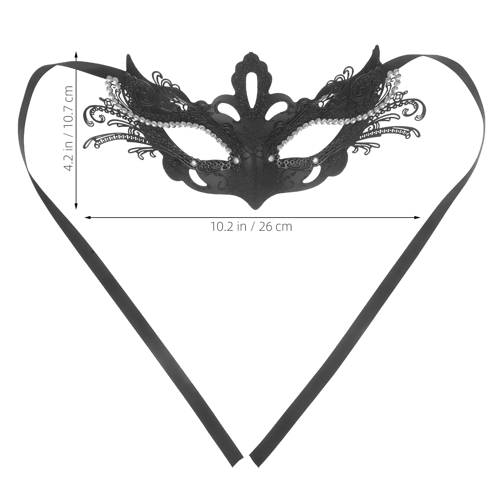 

Butterfly Mask for Women Elegant Masquerade Party Mask Prop Lightweight Comfortable Halloween Cosplay Carnival Ball Accessory