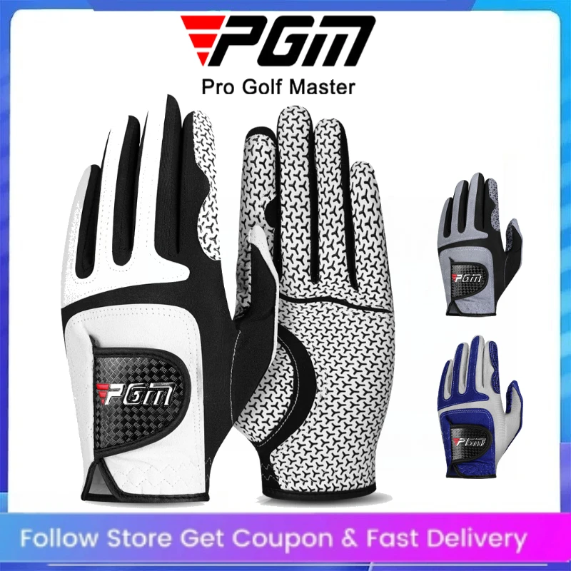 

PGM-ST037 Golf Gloves Men's Elastic Magic Gloves Non slip Breathable Microfiber Cloth Gloves Single Left/Right Hand