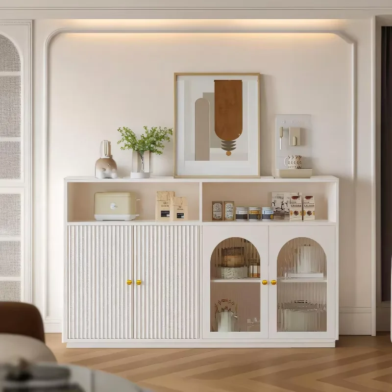 Storage Nordic Living Room Cabinets Bathroom Glass Door Organizer Open Cabinets Ultra Thin Sideboard Woonkamer Kasten Furniture