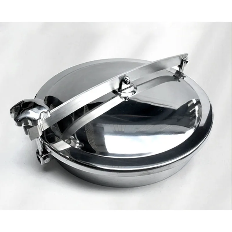 

Stainless Steel Manhole Cover SS304 Quick Open Manhole Atmospheric Pressure Round Manhole Access Flange Hand Hole