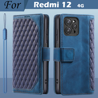 For Xiaomi Redmi 12 Phone Case Redmi 12 Cover Shockproof flip leather case for Xiaomi Redmi 12 4G case magnetic wallet Book etui