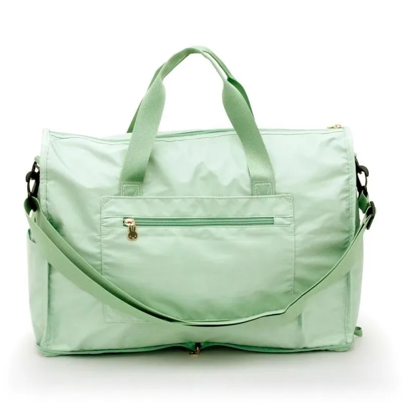 

2025 New Japanese Kawaii Miffy Rabbit Folding Travel Bag Cartoon Portable Cosmetics Clothing Large Capacity Storage Bag