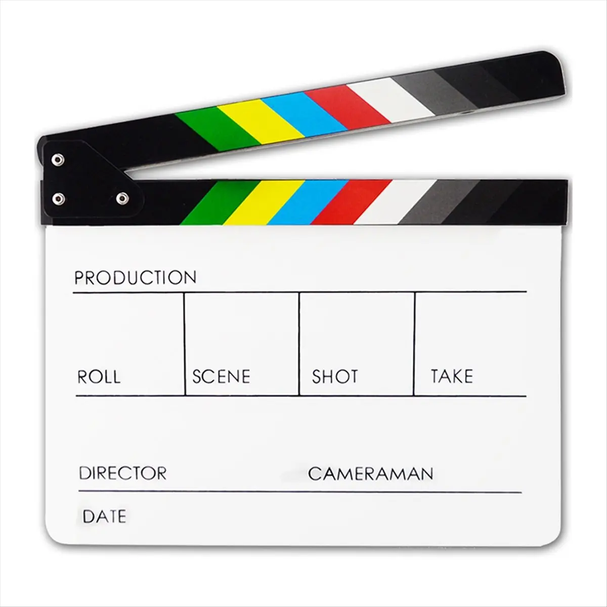 A42F Film Board Delicate Texture Colorful Director Video Scene Clapperboard Acrylic Dry Erase Movie Film