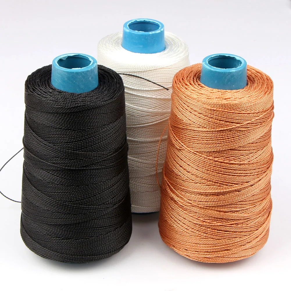

1pc 11.3cm Nylon Knitting Thread Leather Sewing Thread Waxed Thread Hand Sewing Accessories Handmade DIY White/black/brown