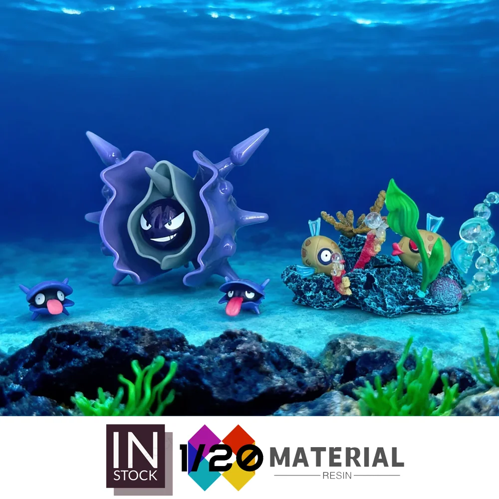 

[В наличии] Смер в масштабе смолы 1/20 [HAPPY HOUSE] - Shellder & Cloyster