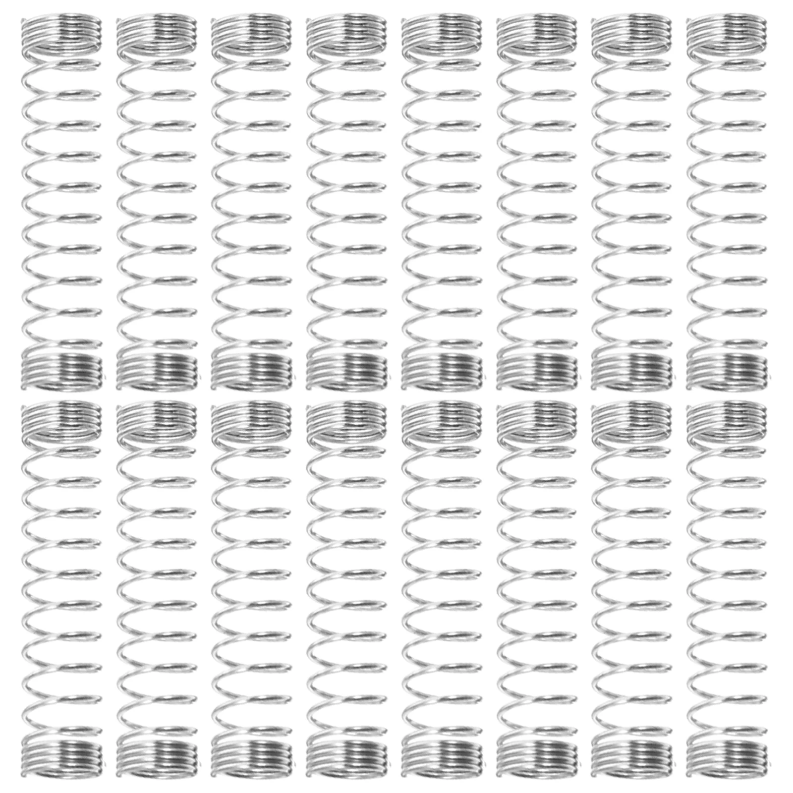 

50Pcs Stainless Steel Small Compression Spring Kit Ballpoint Pen Spring 0.4mm Wire Diameter 4.5mm Od 18mm Length for School