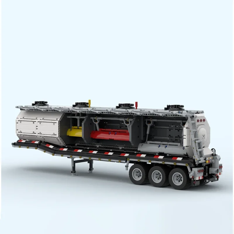 Klocki konstrukcyjne Moc - przyczepa do modelu 5580 Technology Modular Bricks - prezenty, zabawki świąteczne, zestawy DIY do samodzielnego montażu