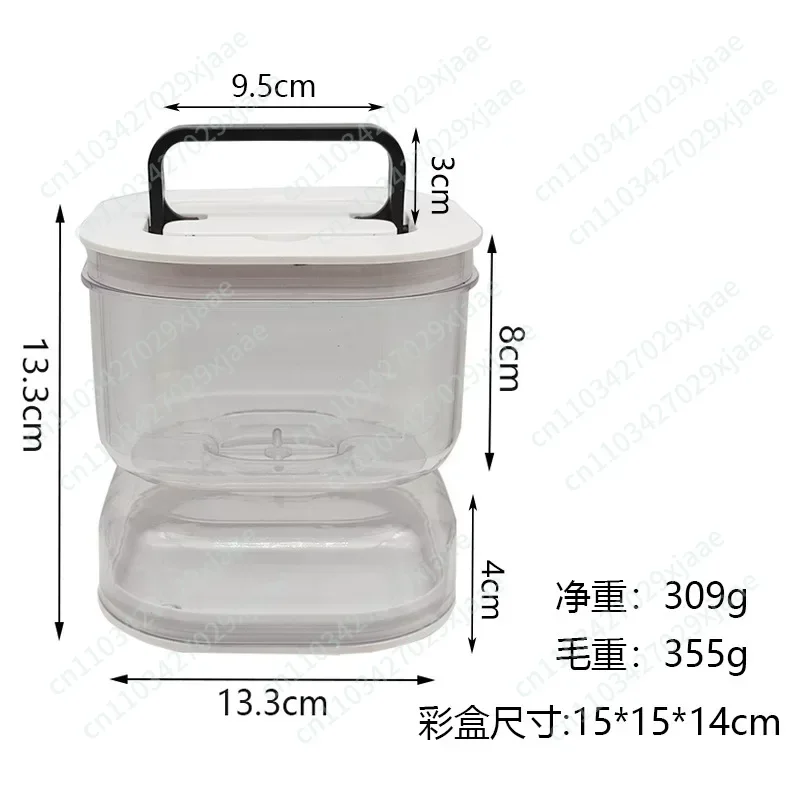 Suitable for pickle Jar dry and wet separation pickle jars, pickle and olive containers